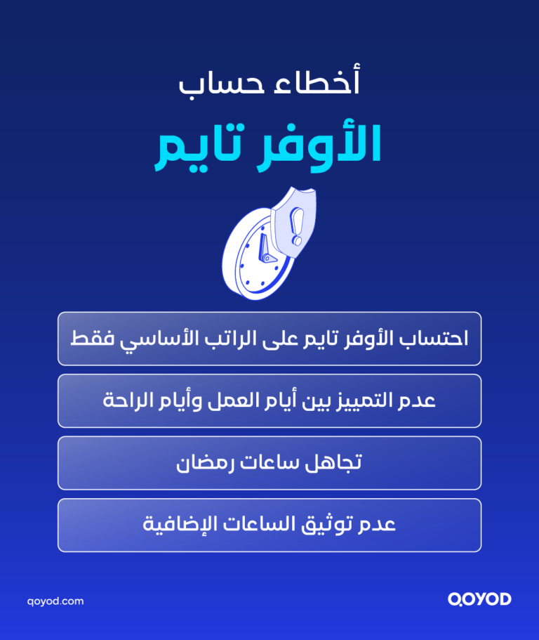 03 A copy 2 4 حساب الاوفر تايم في السعودية: الطريقة الصحيحة مع أمثلة وآلية الاحتساب | قيود الاوفر تايم