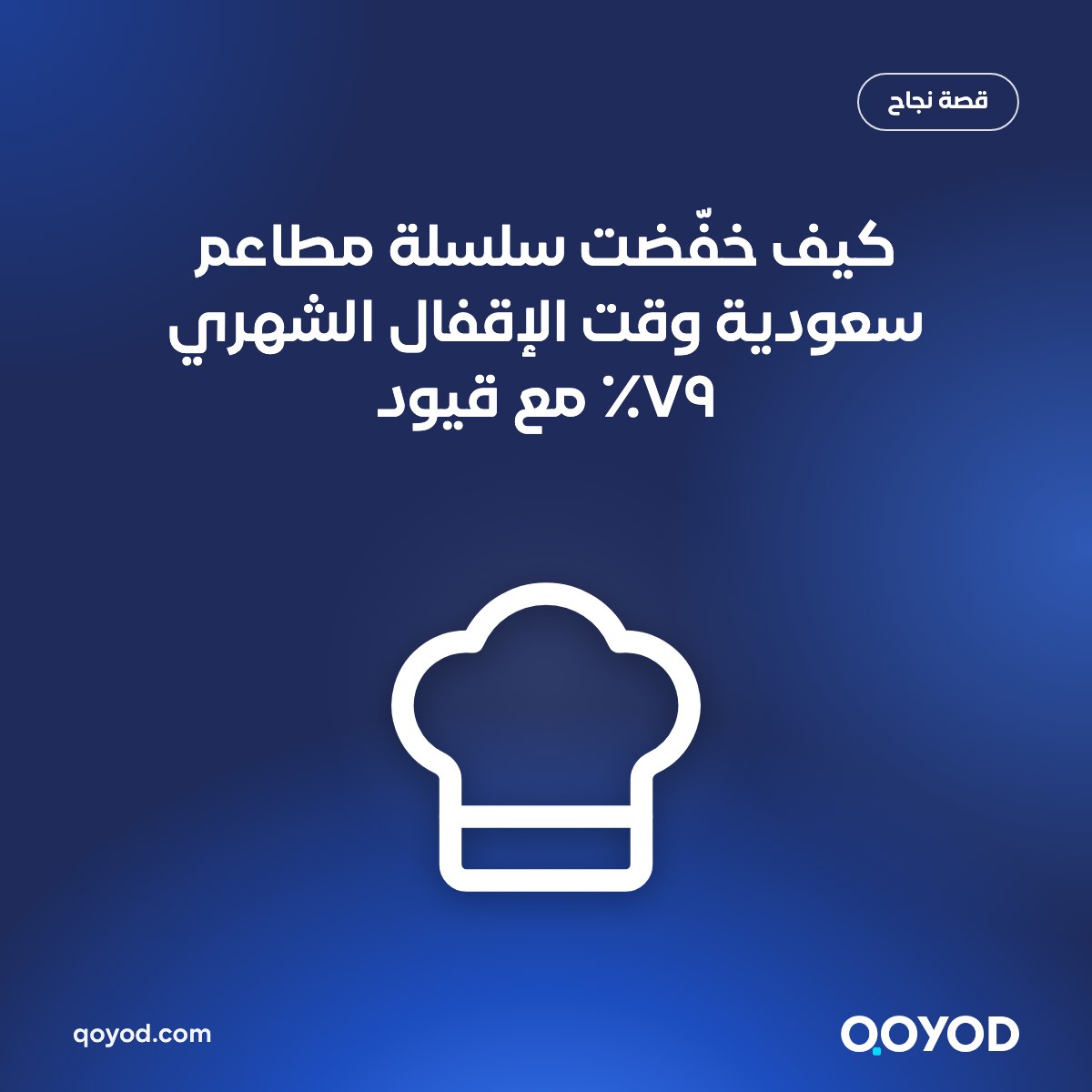 كيف خفّضت سلسلة مطاعم سعودية وقت الإقفال الشهري ٧٩٪ مع قيود