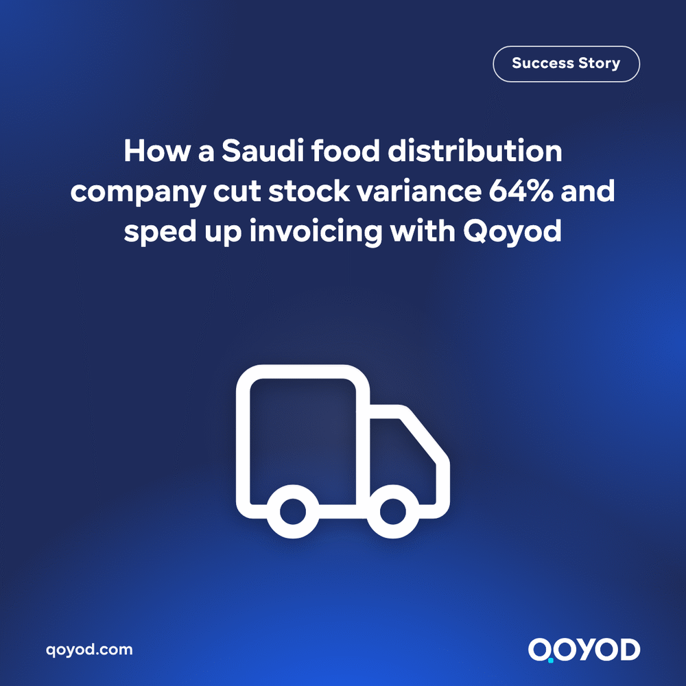 How a Saudi food distribution company cut stock variance 64% and sped up invoicing with Qoyod