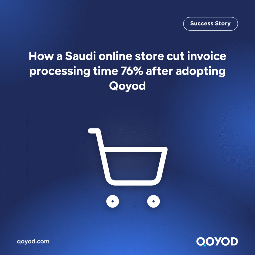How a Saudi online store cut invoice processing time 76% after adopting Qoyod
