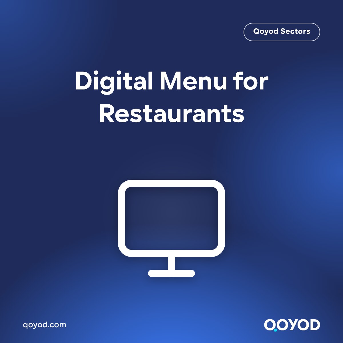 Digital menu shown on a restaurant customer display screen
