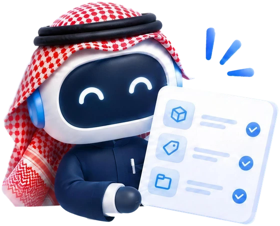 qoyod ai mascot أسهل برنامج محاسبي | قيود قيود AI