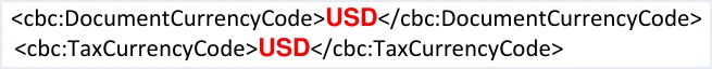jofotara currency code usd الفاتورة بعملة أجنبية في نظام الفوترة الوطني: ما يقوله الدليل | قيود مثال الدليل التقني لتغيير عملة الفاتورة إلى الدولار: DocumentCurrencyCode وTaxCurrencyCode كلاهما بالقيمة USD، ولا طمس فيه