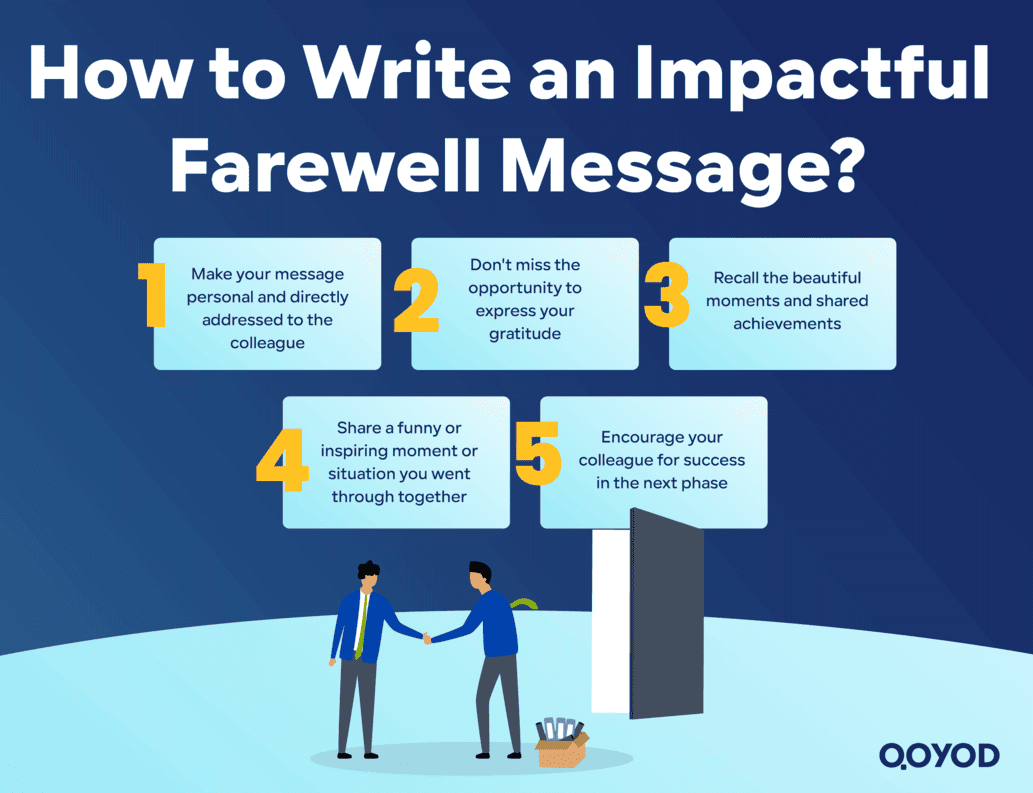 How to Write an Impactful Farewell Message?