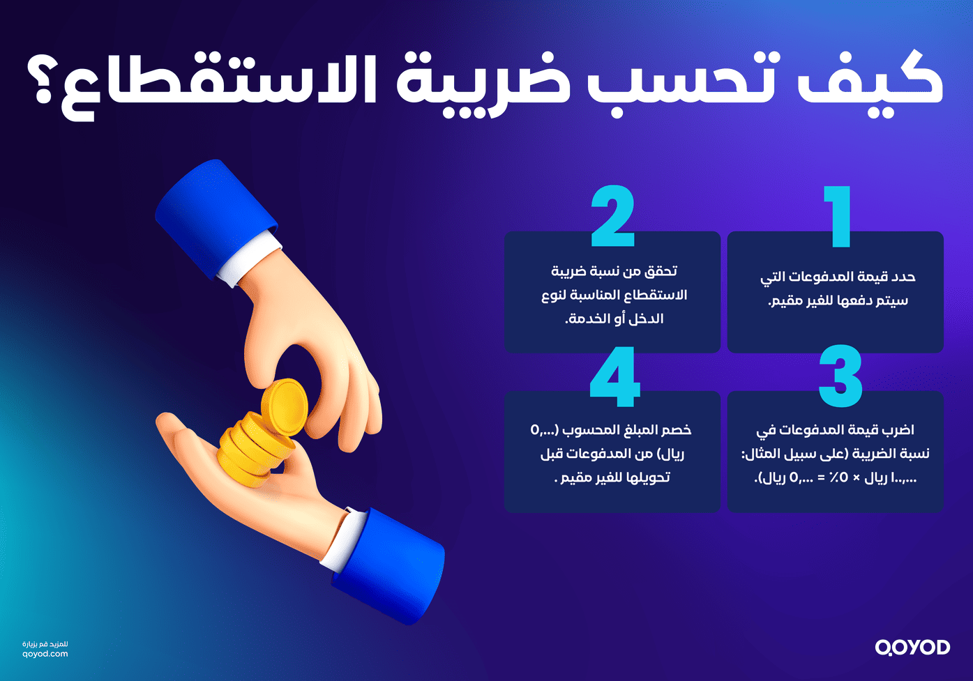 كيف تحسب ضريبة الاستقطاع ؟