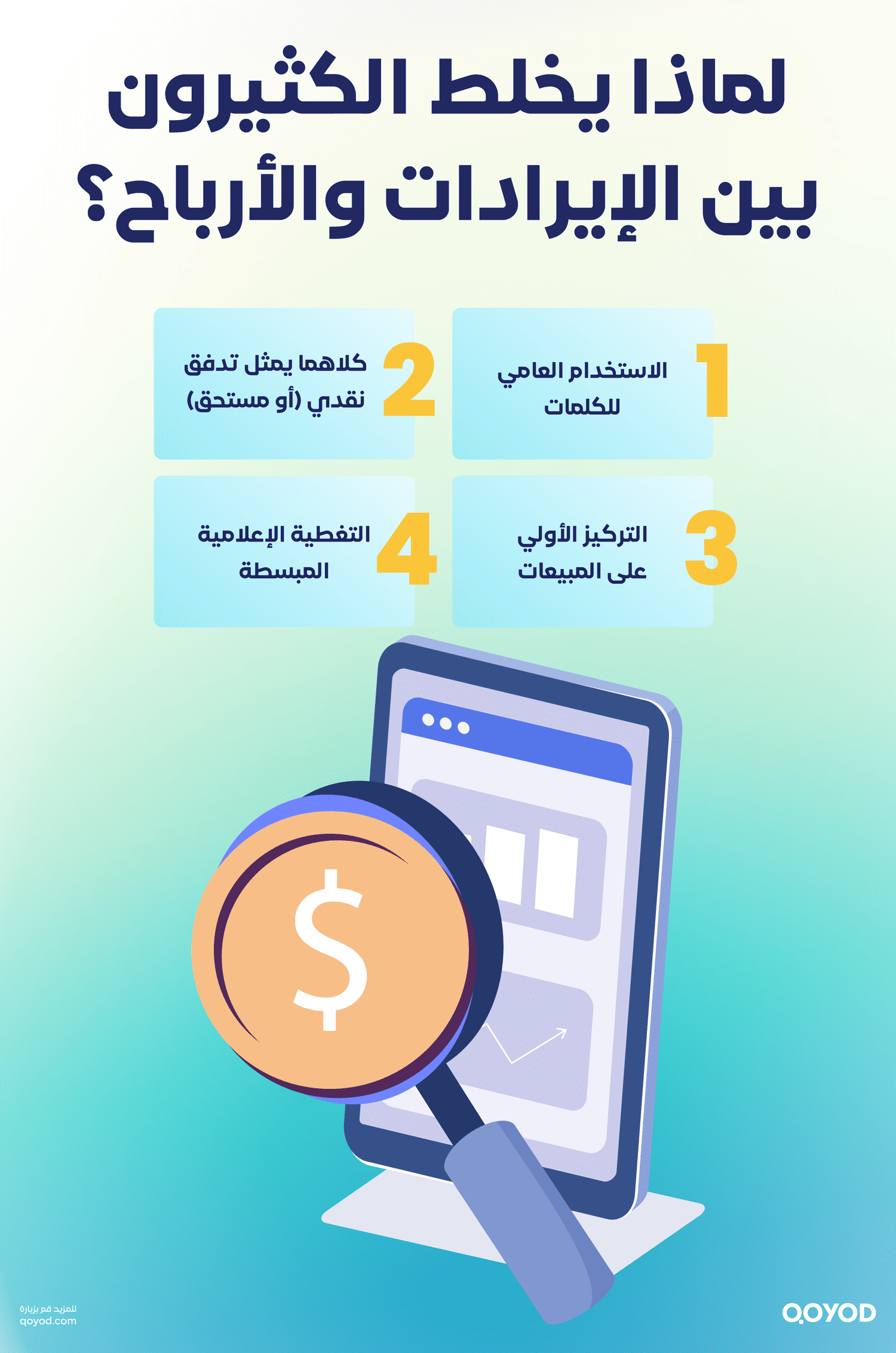 لماذا يخلط الكثيرون بين الإيرادات والأرباح؟