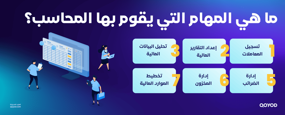 ما هي المهام التي يقوم بها المحاسب؟ تطوير المهارات المحاسبية كيفية فعل ذلك وتحقيق النجاح المهني؟ - قيود ما هي المهام التي يقوم بها المحاسب؟