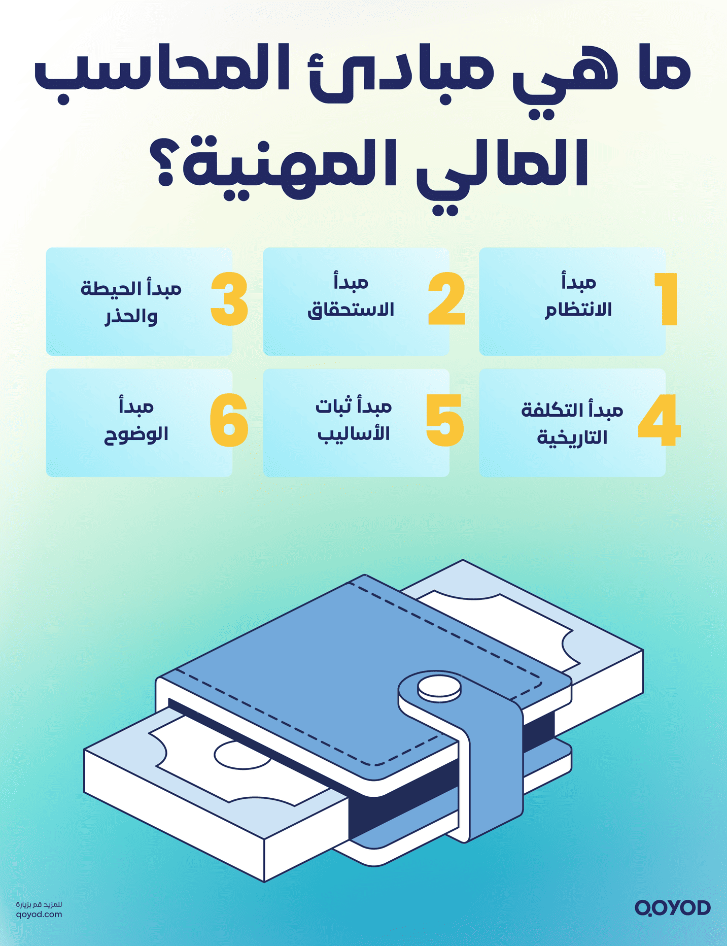 ما هي مبادئ المحاسب المالي المهنية؟