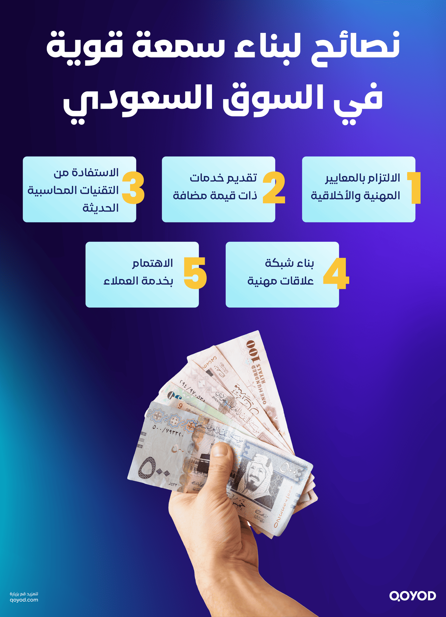 نصائح لبناء سمعة قوية في السوق السعودي رخصة محاسبة: الدليل الشامل للمحاسبين والشركات في السعودية - قيود نصائح لبناء سمعة قوية في السوق السعودي