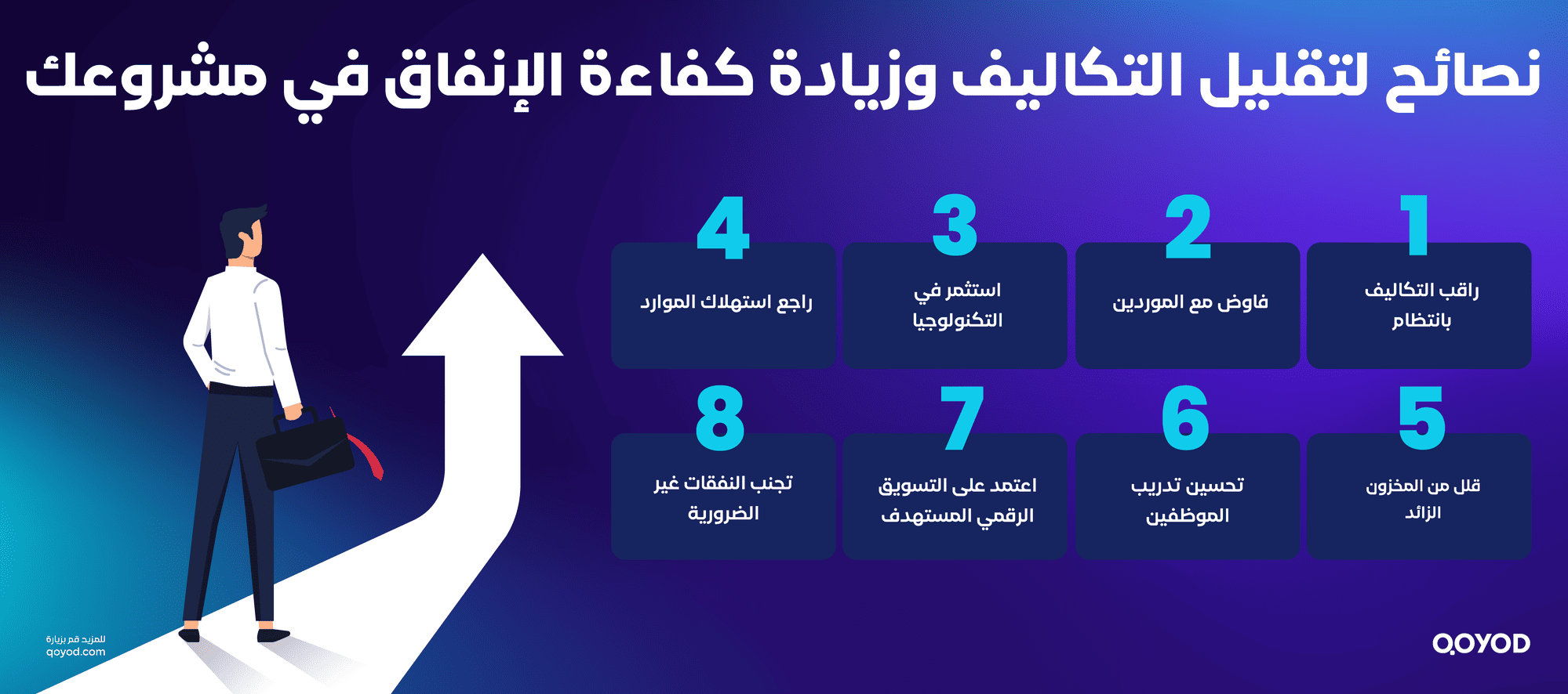 نصائح لتقليل التكاليف وزيادة كفاءة الإنفاق في مشروعك
